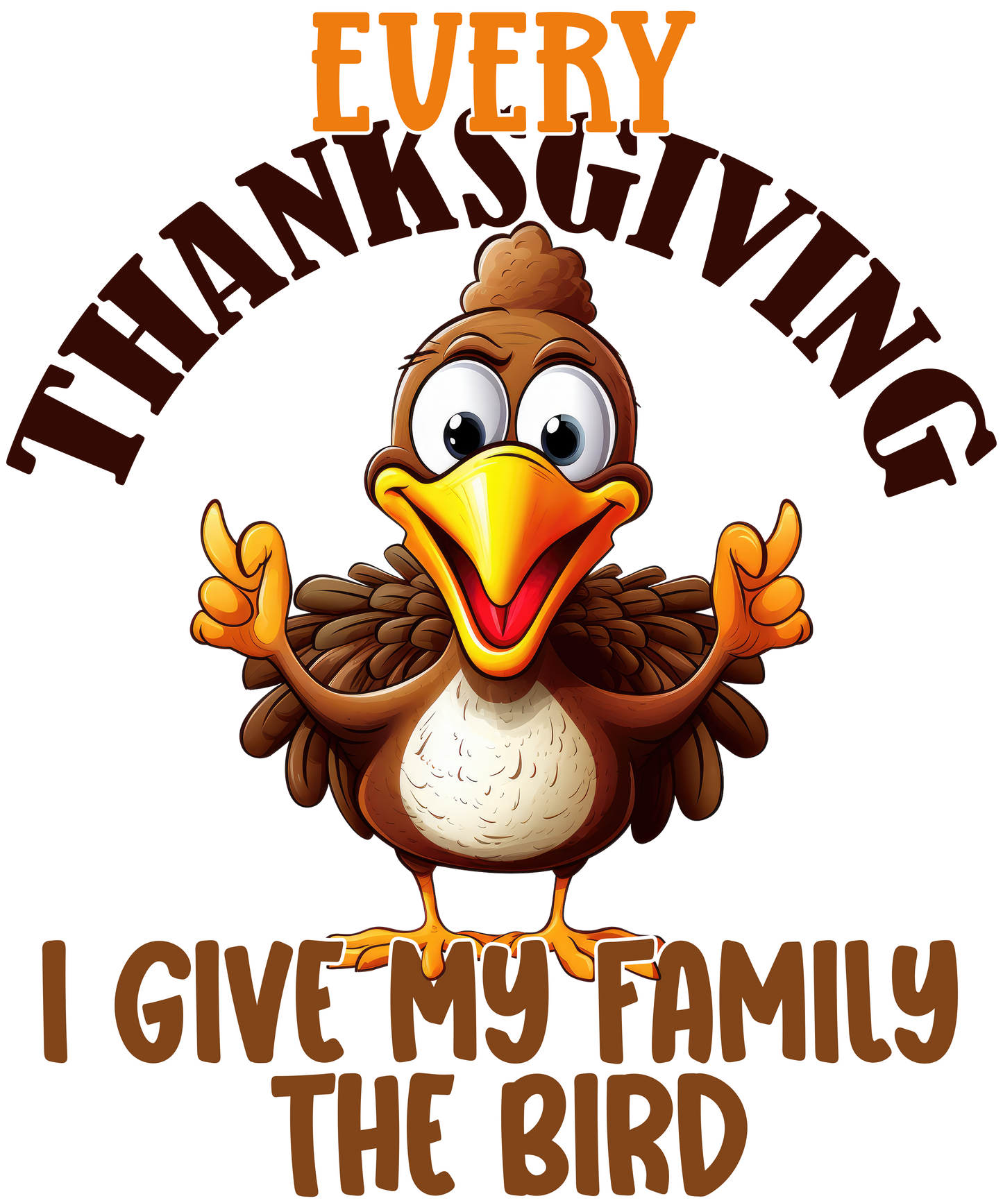 Every Thanksgiving I Give My Family the Bird