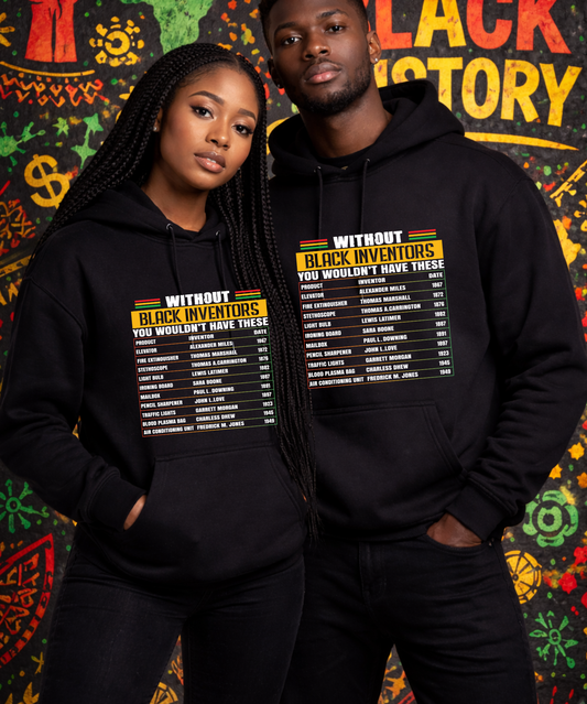 Black Inventor's T-shirt/Hoodie