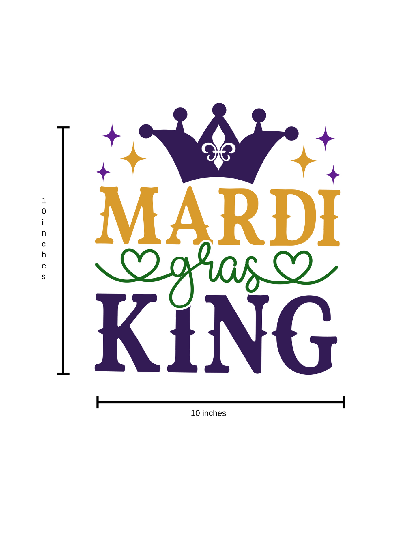 Mardi Gras King T-Shirt