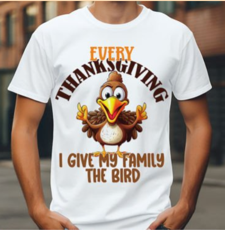 Every Thanksgiving I Give My Family the Bird